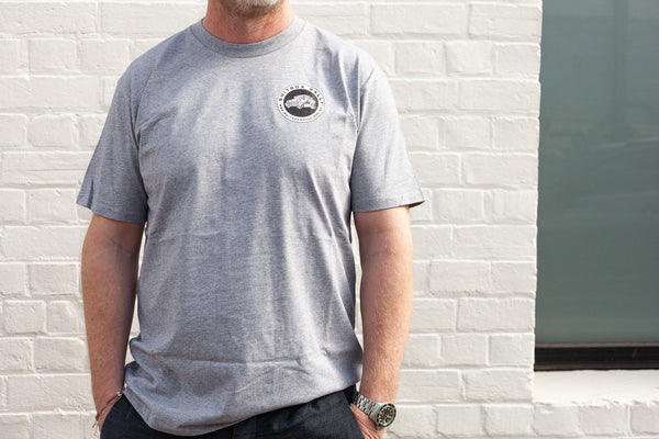 Shitbox Rally Mens Tee - Grey Marle