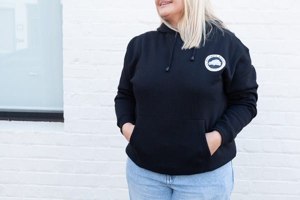 Shitbox Rally Ladies Kangaroo Pocket Hoodie