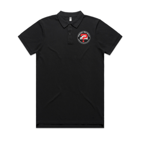 Mystery Box Rally Mens Polo - Black